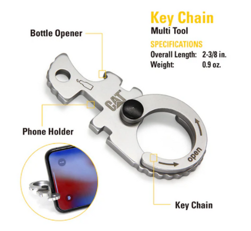 Juego de 4 herramientas multiusos y navaja plegable de bolsillo