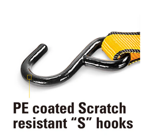 4 Piece Cam Buckle Strap Set