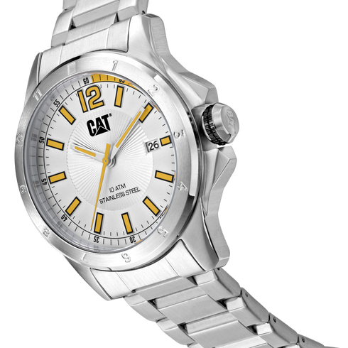 Big Twist 24 Watch White/Silver Dial w/Stainless Steel Strap