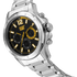 Big Twist 24 Chrono Watch Black/Yellow Dial w/Stainless Steel Strap