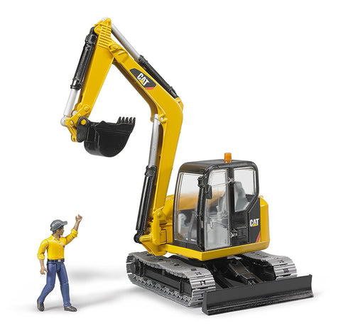 Bruder Mini Excavator with Worker