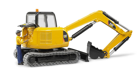 Bruder Mini Excavator with Worker