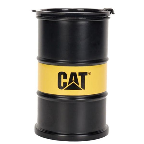 Taza para beber con forma de tambor de aceite