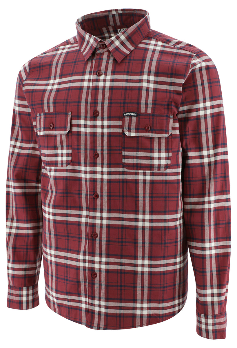 Plaid L/S Work Shirt – shopcaterpillar.com