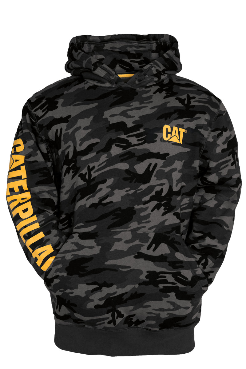 Caterpillar camo hoodie top
