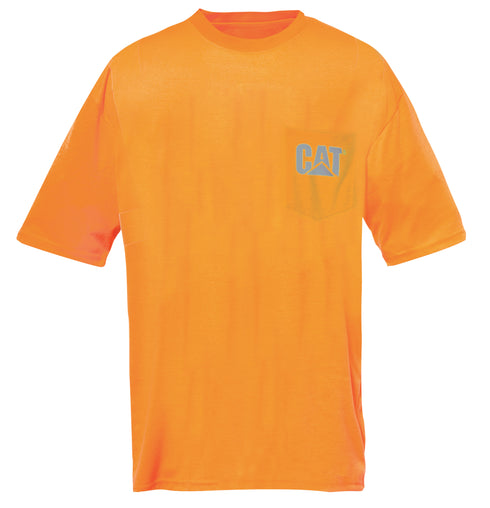 Hi-Vis Orange Trademark Pocket Tee