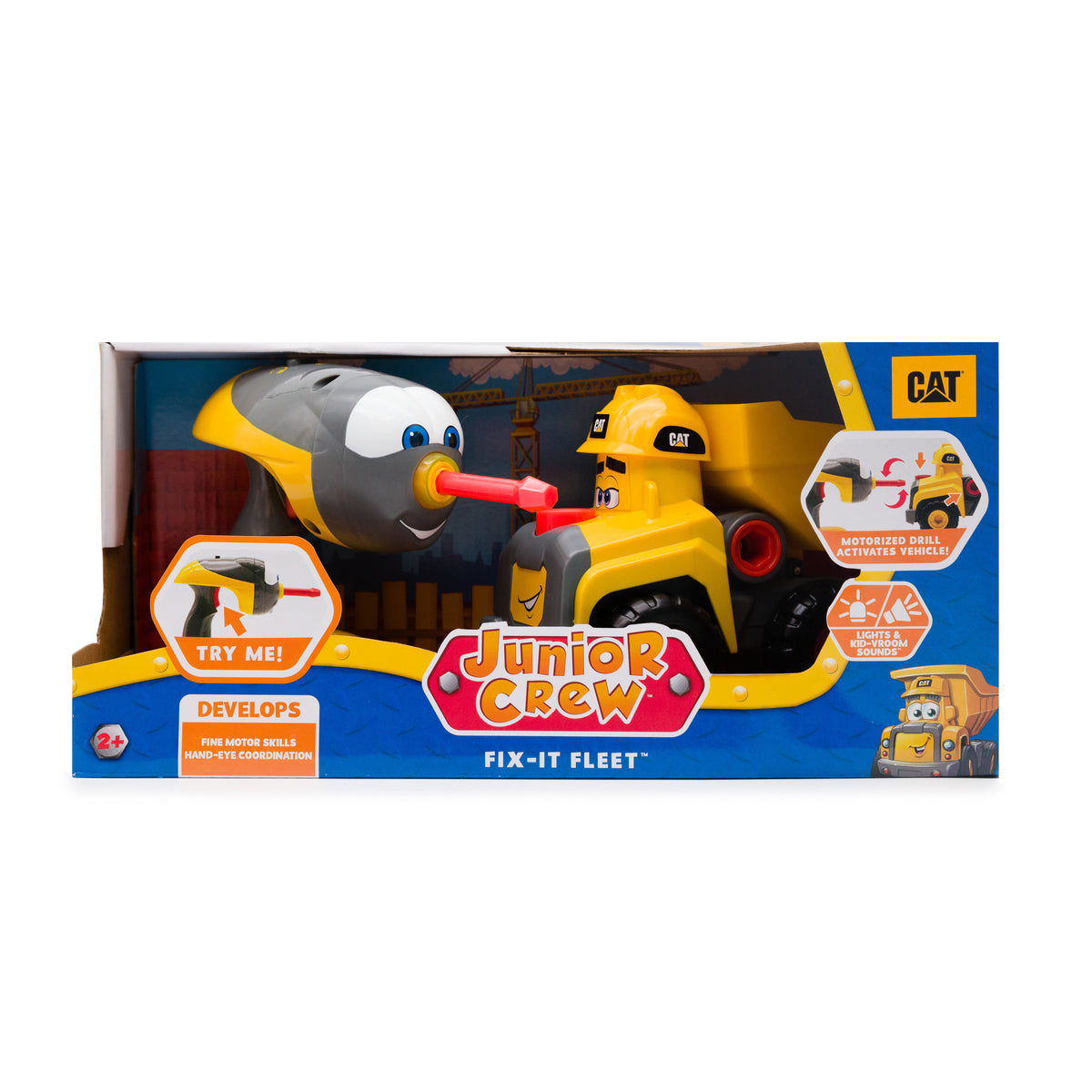 Cat take apart top dump truck