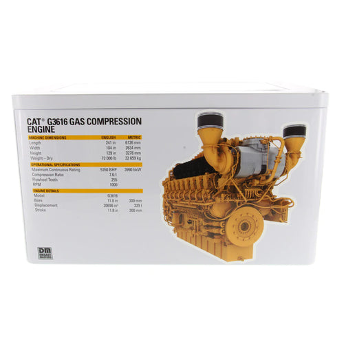 Motor de compresión de gas G3616 a escala 1:25