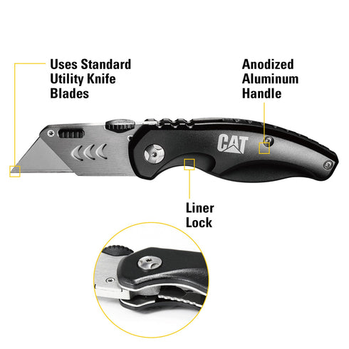 6-3/8 Inch Folding Utility Knife
