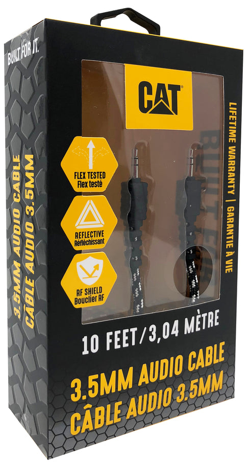10' Reflective Aux Audio Cable