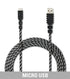 Cable micro USB a USB de 10 pies