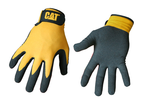 Yellow Nylon Gloves