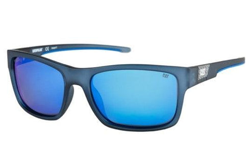 Coder Sunglasses Matte Navy Crystal w/Blue Mirror Lens