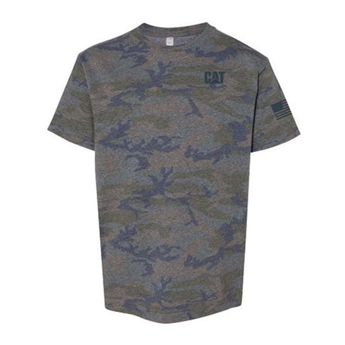 Camiseta de camuflaje para jóvenes