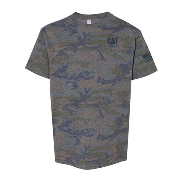 Camiseta de camuflaje para jóvenes