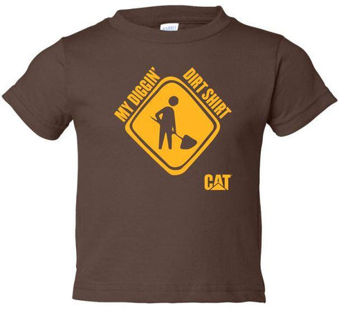 Camiseta para niños pequeños "Diggin' Dirt"