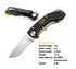 5" Drop Point Folding Knife w/Blk Handle