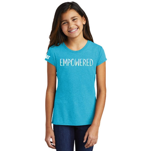 Empowered Turquoise Frost Youth Tee