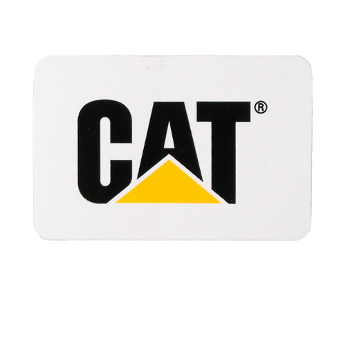 Sticker/Decal Cat® Logo Wht/2tn