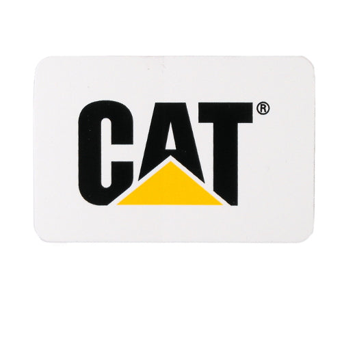 Sticker/Decal Cat® Logo Wht/2tn