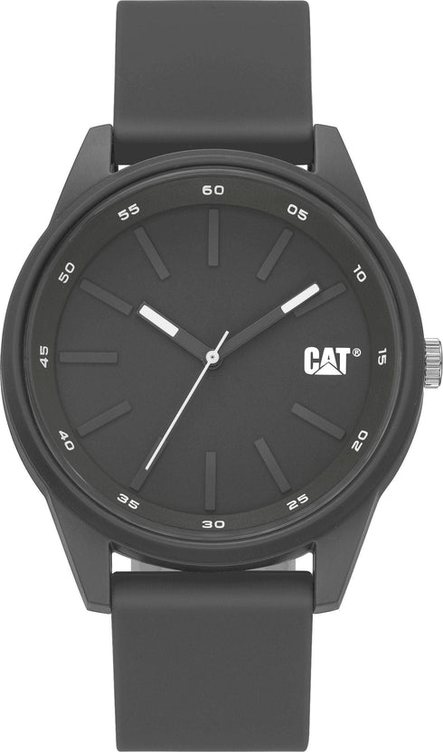 Reloj Insignia con esfera verde y blanca y correa de silicona gris