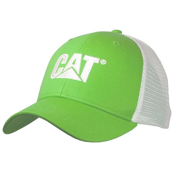 caterpillar Green Cap w/White Logo