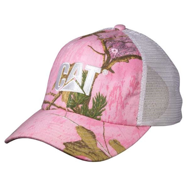 Pink Camo w/White Mesh Cap – shopcaterpillar.com