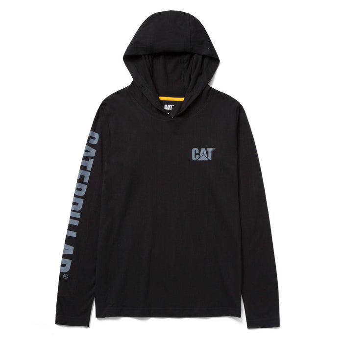 caterpillar Women's UPF Hooded Banner L/S Tee