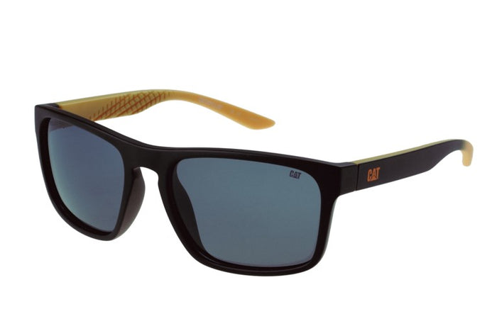 caterpillar Tire Track Sunglasses Matte Black w/Smoke Lens