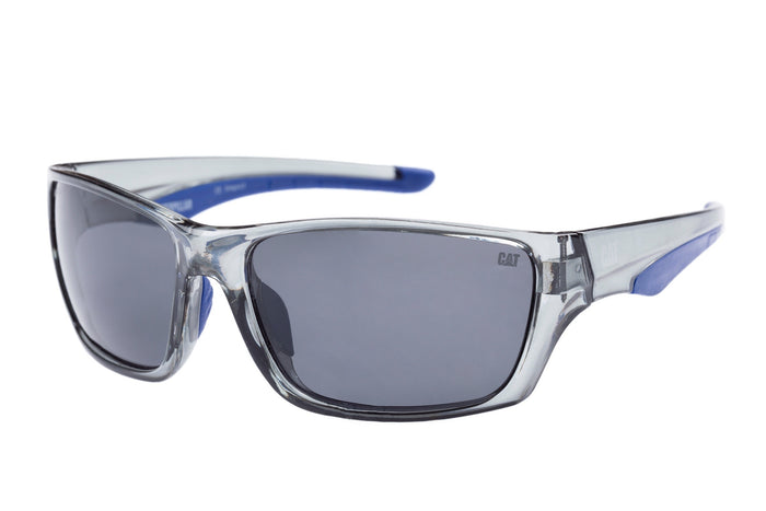caterpillar Rigger Sunglasses Dark Gray Crystal w/Smoke Lens