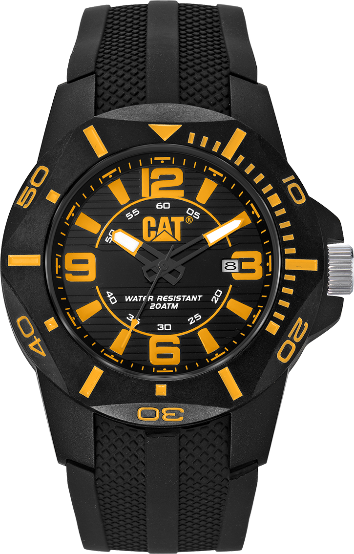 CAT CATERPILLAR キャタピラー 腕時計　クオーツ　新品交換ベルト付 プロフ検討中。様専用CAT キャタピラー 腕時計の通販 by 日本犬