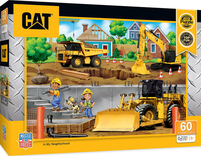 caterpillar In My Neighborhood 60 Piece Puzzle