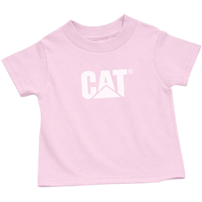 caterpillar Tod S/S Logo Tee Lt Pnk