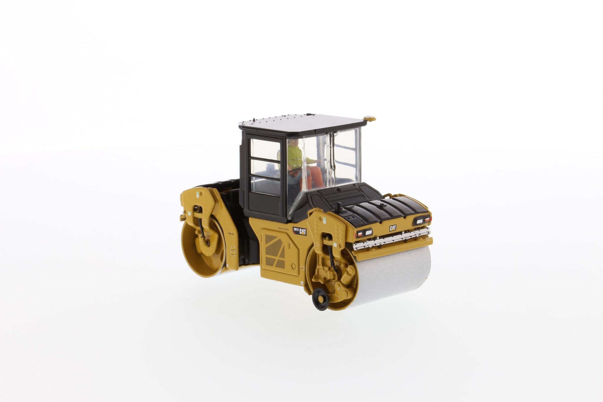 CAT 1/50 ロードローラ CB13 1:50 CB-13 Tandem Vibratory Roller with Cab – shopcaterpillar.com