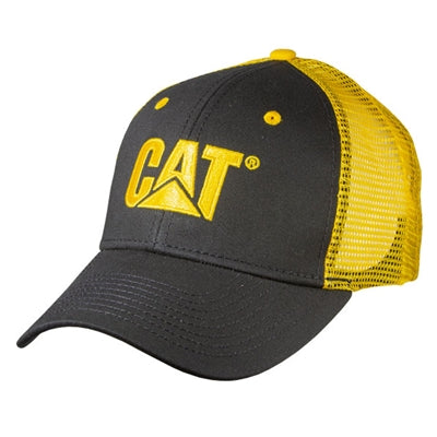 Big Iron Black Cap w/Yellow Mesh – shopcaterpillar.com